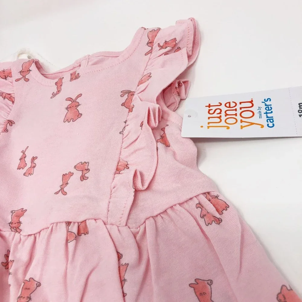 NWT 18Mo Infant Baby Girl 3Pc Set‎ Bunny ~So Happy Together~ Just One You